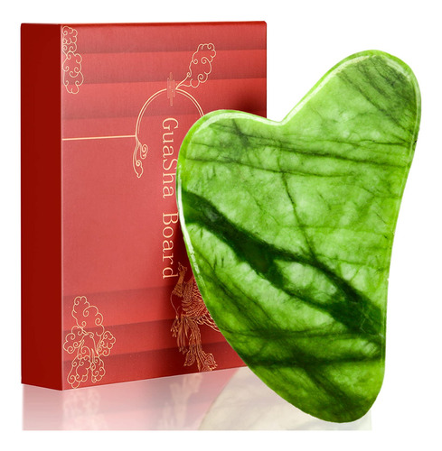 Herramienta Facial Tigerstar Nature Jade Rose Quartz Gua Sha