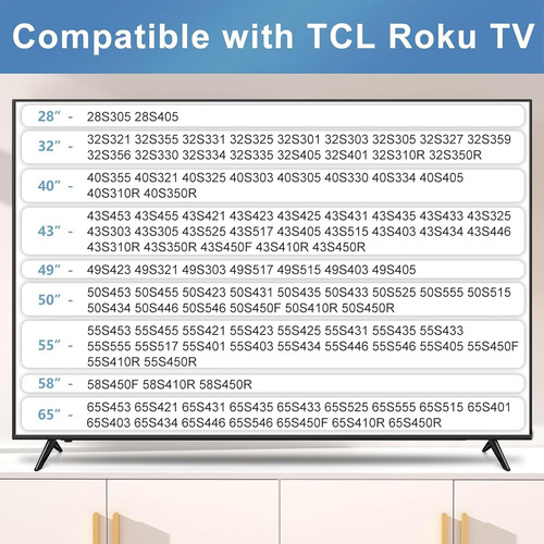 Soporte Base Para Tcl Smart Tv - Patas Para Tcl Roku Tv 28 P