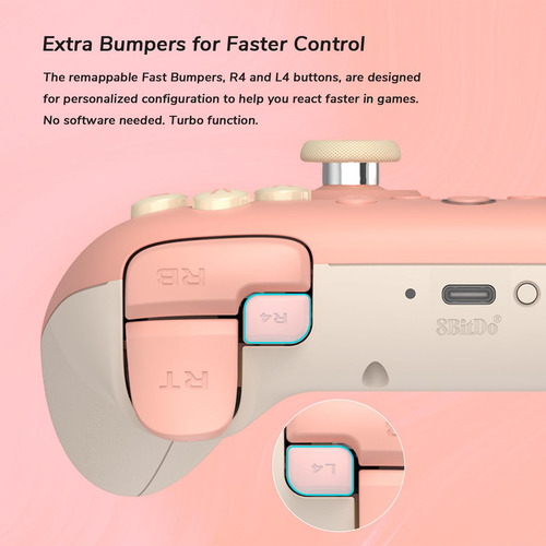 Controle Sem Fio 8bitdo Ultimate 2c Para Windows E Android