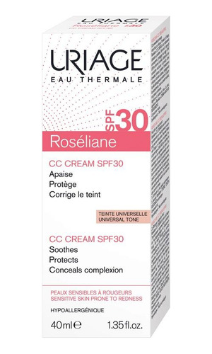 Cc Cream Spf 30. (roseliane). Uriage