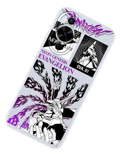 Funda Para Huawei Neon Genesis Evangelion Eva 01 Shinji Case