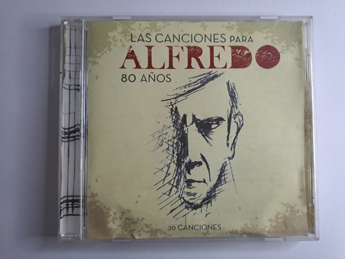 Las Canciones Para Alfredo 80 Año Cd Original Año 2014