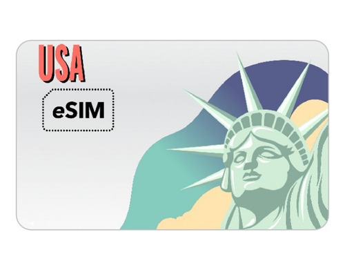 Sim Card Viajera Virtual Estados Unidos Esim Datos Ilimitado