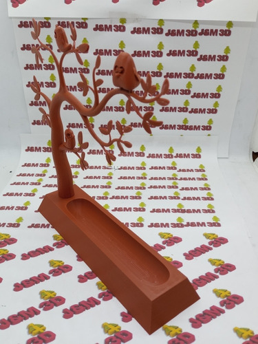 Imagen 3 de 8 de Árbol Porta Anillos Aritos Cadenitas Alhajas Bijiouterie 3d
