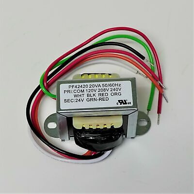 Pf42420 Transformer 120/208/240v Primary 24v Sec 20 Va Vve
