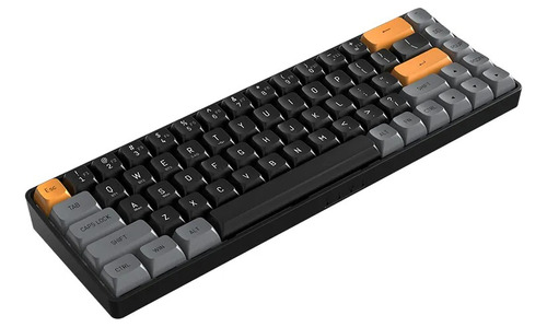 Teclado Gamer Mecânico Sem Fio Bluetooth Aigo A68 Cor de teclado Black