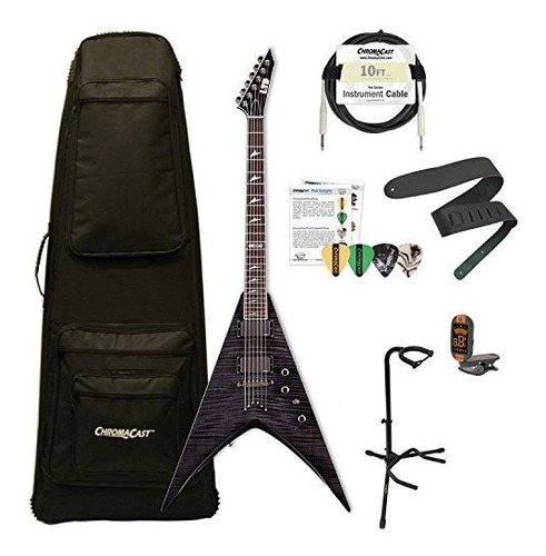 Kits De Guitarra Eléctric Esp Lv401fmstblk-kit01 Fm Stblk Si