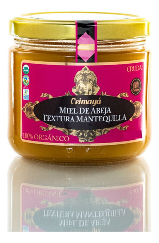 Miel Textura Mantequilla Ceimaya 270g Organica Cruda Frasco