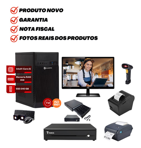 Kit Pdv Completo + Sistema (grátis) / Comércio Geral