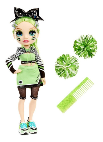 Imagen 3 de 4 de Muñeca Rainbow High Cheer-jade Hunter
