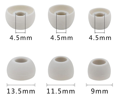 Alxcd Ear Tips Compatible With Beats Studio Buds, S M L 3 Si