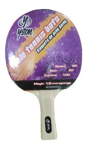 Raqueta De Ping Pong Marca Yston Modelo Classic 