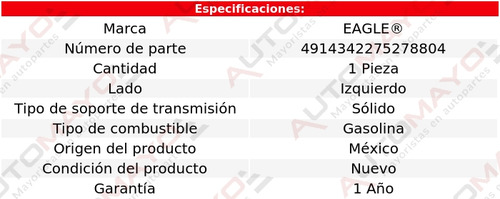 Tacón Transmisión Izq Grand Voyager 3.3l V6 2001-2008
