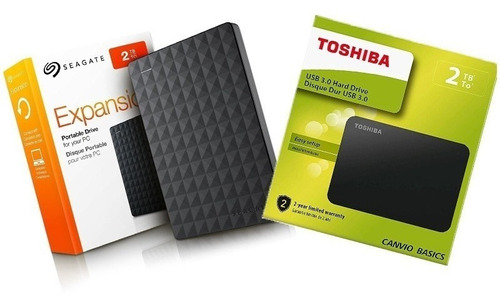 Disco Duro Externo Toshiba Canvio 2tb Usb 3.0, Somos Itech S