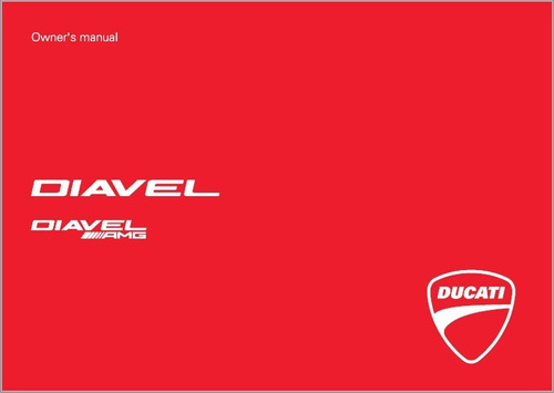 Manual Propietario Moto Ducati Diavel Amg 91371951h 2013