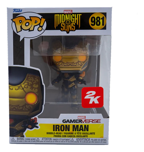 Funko Iron Man 981 2k (marvel Midnight Suns)