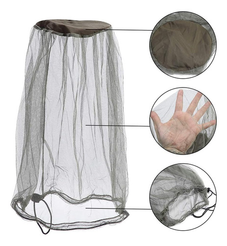 Red De Cabeza De Mosquitera Premium Exteriores, Paquete...