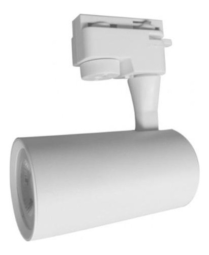 Spot Led Para Riel Ixec Aluminio Blanco 9w Cálido Oferta