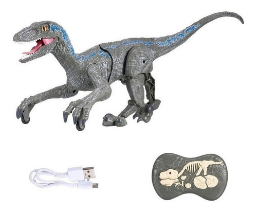 Sm180 Control Remoto Dinosauria Velociraptor Juguete Big Wal