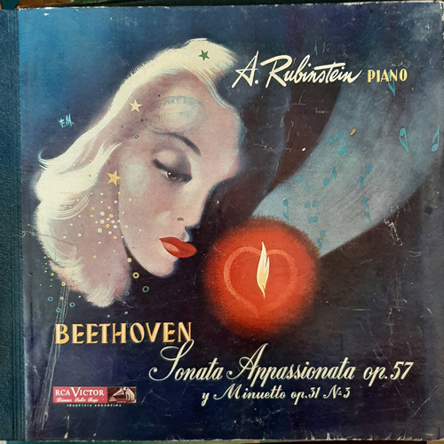Portada Pasta Arturo Rubinstein Beethoven Appassionata Ñ Pp0