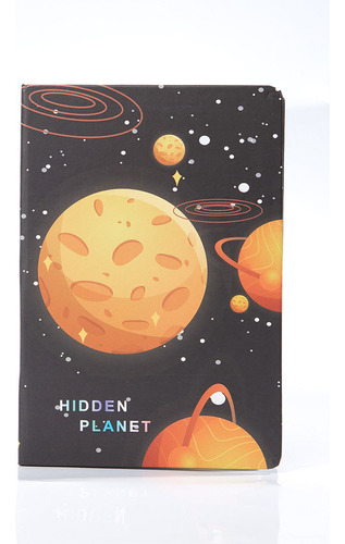 Yoi Cuaderno Rayado Space Cu203 Cuaderno Planets 21x14.5 Neg