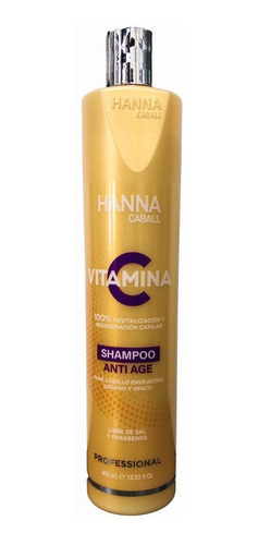 Shampoo Hanna Caball Vitamina C Anti Edad 400ml