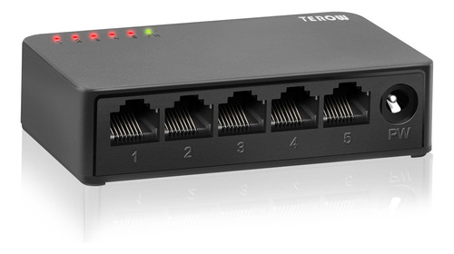 Terow Interruptor Ethernet, Conmutador De Red Gigabit No Ad.