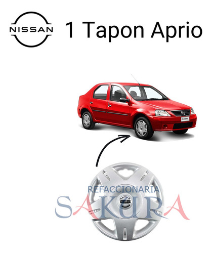 Tapon Rueda 1 Pz Nissan Aprio 2010 Original