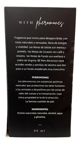 Perfume Masculino Con Feromonas Afrodisiaco Butterfly Effect