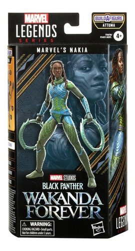 Figura De Acción Nakia Black Panther Wakanda Forever F3676
