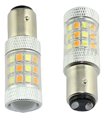 2 X 1157 42smd Blanca Ámbar Doble Color Switchback Intermite