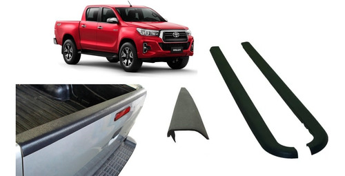 Lomos Cubre Barandas + Porton Toyota Hilux 2020 2021 2022