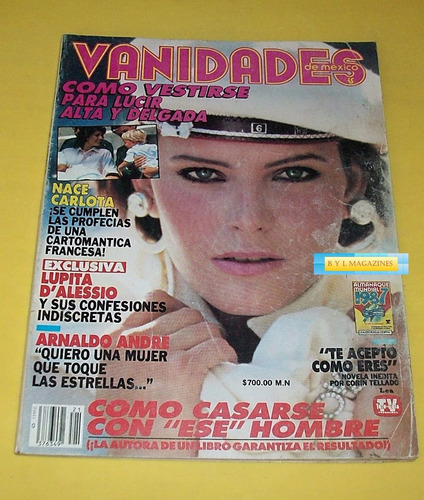 Lupita D'alessio En Revista Vanidades 1986