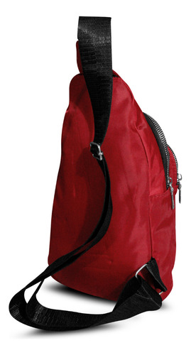 Bolsa Crossbody Poliéster Mccarthy Mc-022/6 Unisex Color Rojo