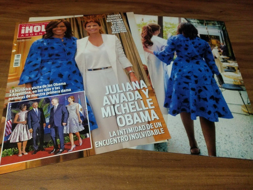 Michelle Obama * Tapa Y Nota Revista Hola 281 * 2016