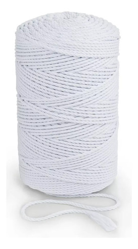 Cordón Algodón Torcido 5mm 200 Metros Para Macramé