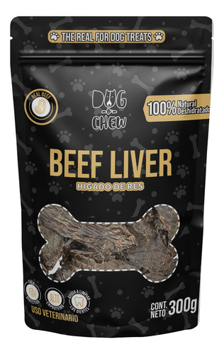 Dog-o-chew, Premio Para Perro. Higado De Res , 300gr, Carnaz