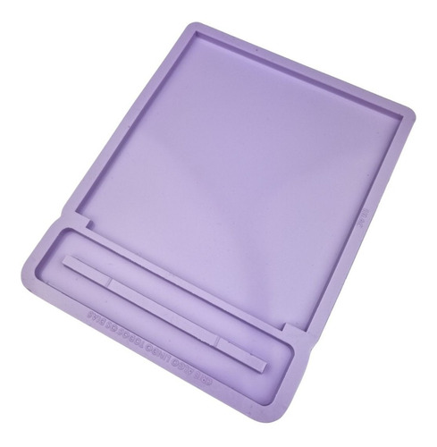 Molde De Silicone Para Resina Placa Quadrada - 2 Cavidades