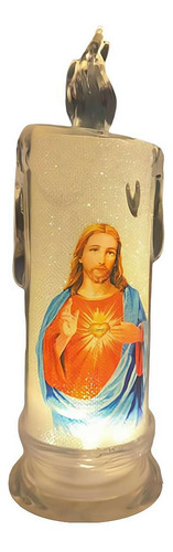 Velas Religiosas Sin Llama De Oración Led, Velas Católicas