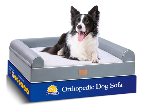 Sunheir Cama Ortopédica Grande De Lujo Para Perros De Felp.