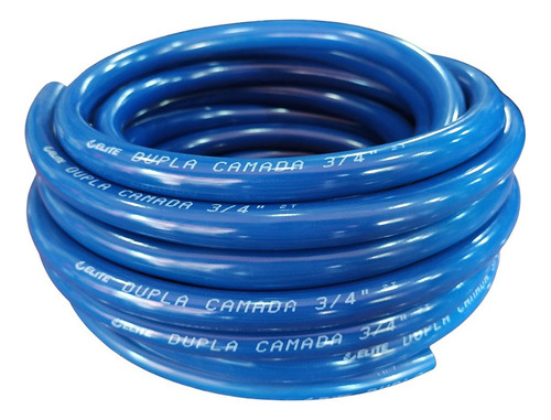 Mangueira Dupla Camada Azul 3/4 Elite - 60 Metros