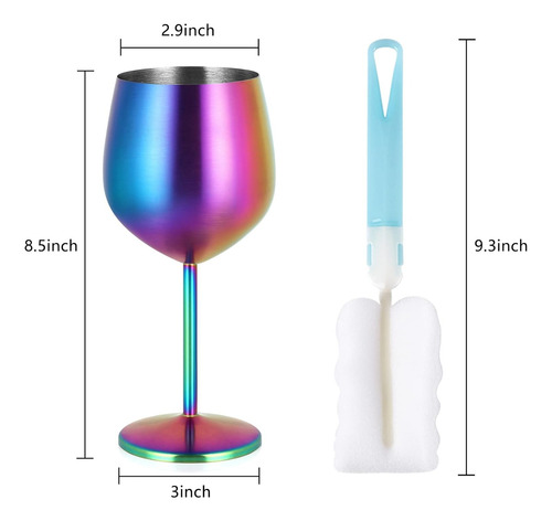 Juego De 4 Copas Para Boda Elegantes Acero Inoxidable