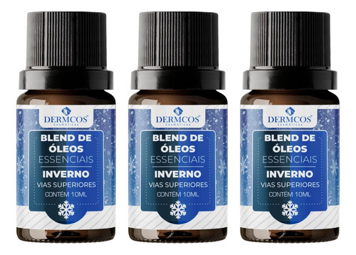 3un Blend De Oleos Essenciais Inverno 10ml Dermcos