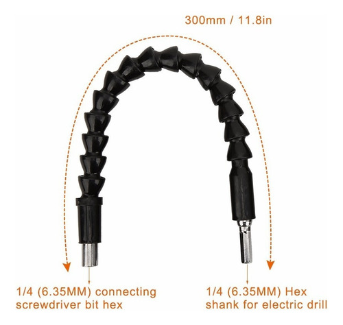 Extensión De Taladro De Destornillador Flexible 23 Piezas