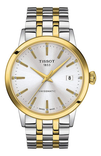 Tissot Mens Clásico Sueño Acero Inoxidable Vestido Reloj .