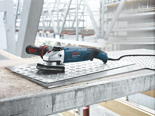Amoladora 5'' Bosch Gws 15-125 Cih 1500w Profesional Alemana Color Azul