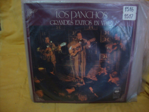 Vinilo Los Panchos Grandes Exitos En Vivo 2 Discos M4