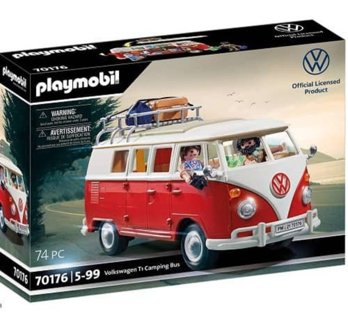 Playmobil 70176 Vehiculo Oficial Volkswagen T1 Caravana