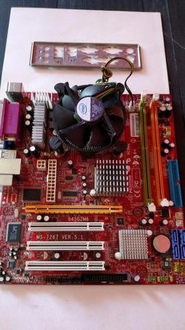 Kit Upgrade Placa Mãe Positivo Processador Dual Core