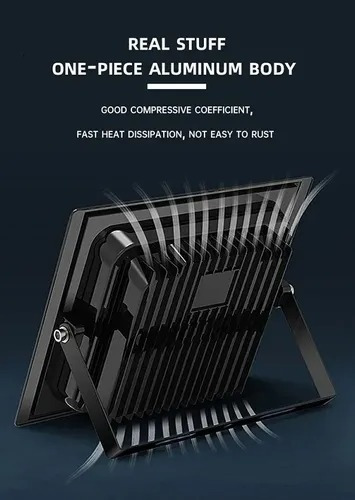 Foco Solar 300w 132 Leds Uso Ext E Int Panel Solar+control